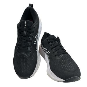 Asics Gel-Excite 10 Womens Black White Running Shoes 1012B418 Sz 9.5 Trainers